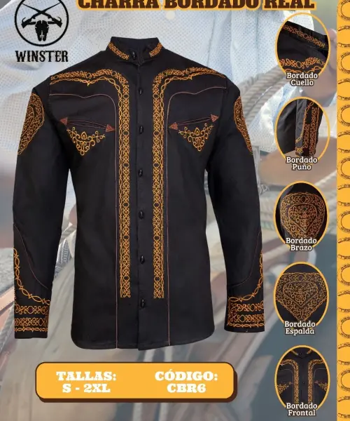 Charra Bordado Real