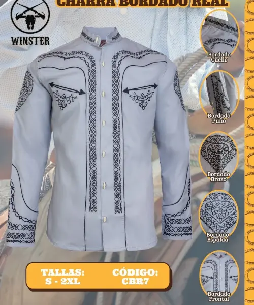 Charra Bordado Real