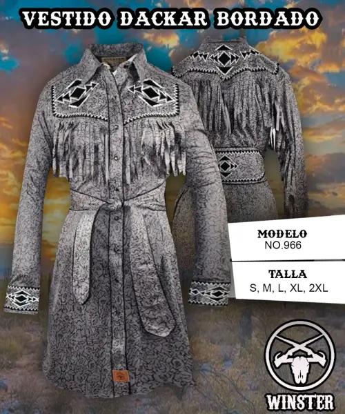 Vestido Dackar Bordado