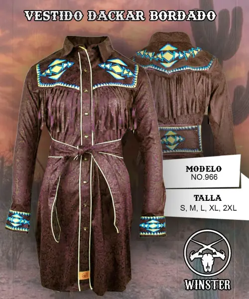 Vestido Dackar Bordado