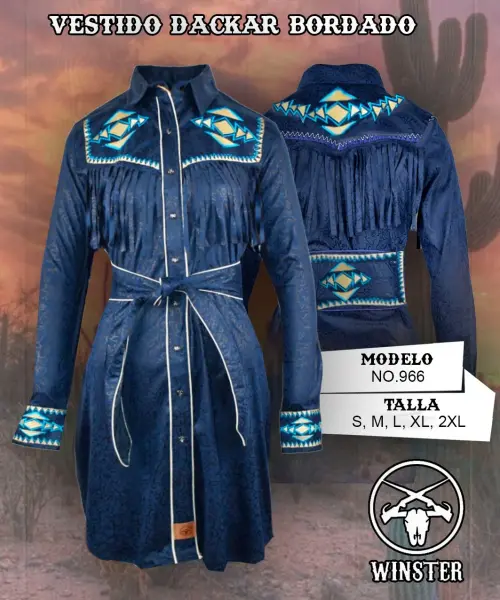 Vestido Dackar Bordado