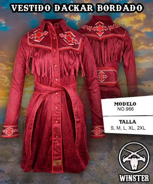 Vestido Dackar Bordado