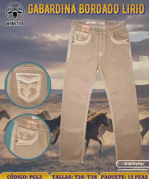 Gabardina Bordado Lirio