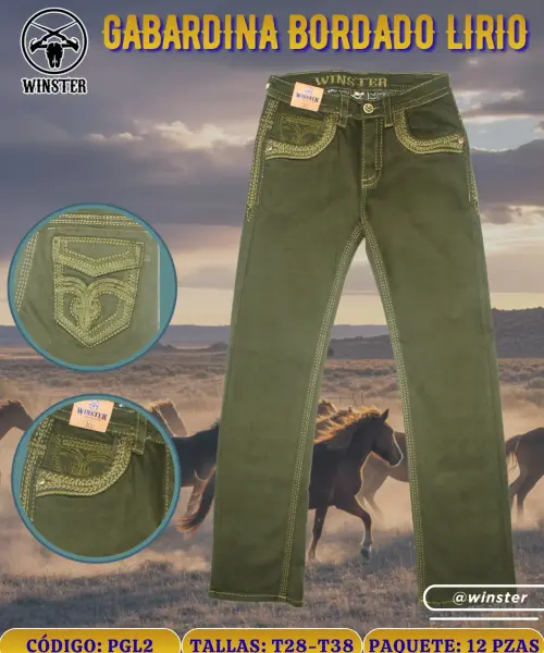 Gabardina Bordado Lirio