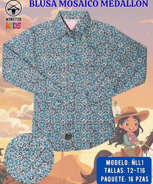 Blusa Mosaico Medallon